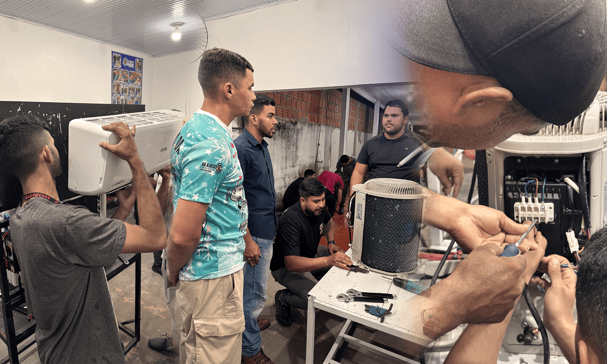 Finalização do Curso de Manutenção em Ar-Condicionados do Instituto Vida Plena