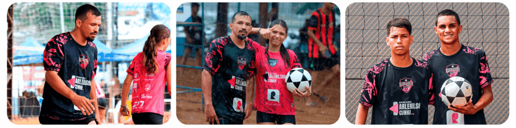 Atletas da Escolinha de Futevôlei Vida Plena de Plácido de Castro comemoram título no Campeonato Acreano na AABB em Rio Branco