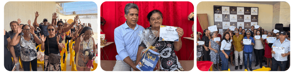 Celebração de Certificação do Instituto Vida Plena com formandos e autoridades.