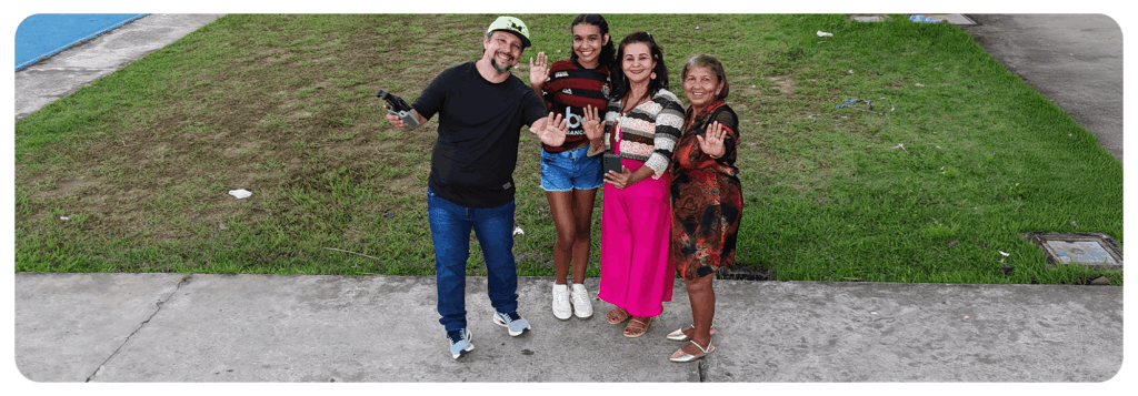 Aulas práticas no Curso gratuito de pilotagem de drones do Instituto Vida Plena