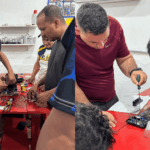 Curso grátis de automação de portão do Instituto Vida Plena formando novos profissionais.