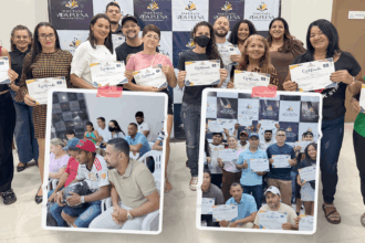Cerimônia de entrega de certificados realizada pelo Instituto Vida Plena