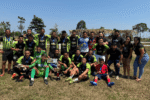 Equipe Cassirian do 15 comemora o título do Campeonato Vida Plena no Campo do Vando, no Ramal do 15.